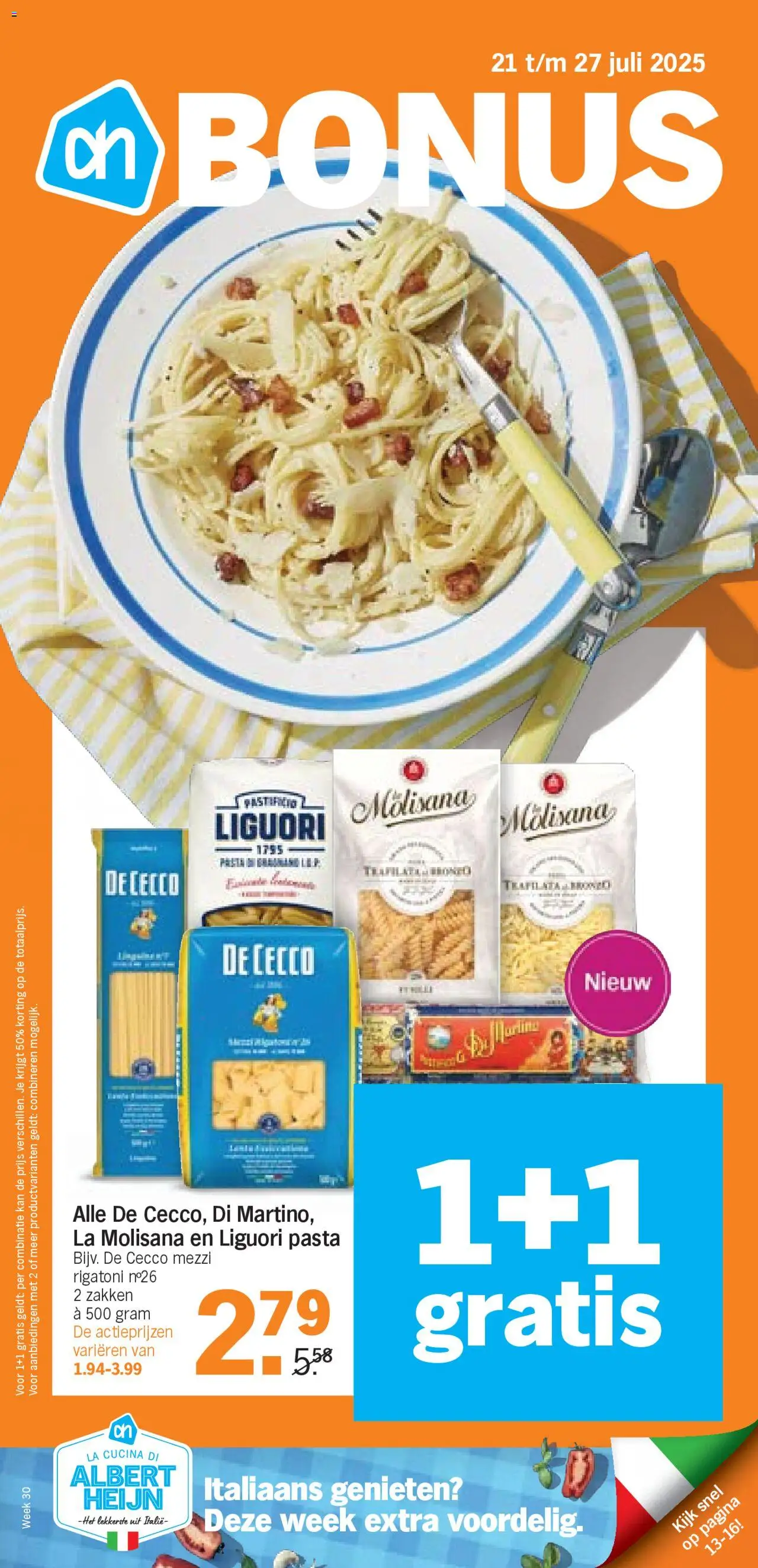 Albert Heijn shop Folder week 30 geldig vanaf 21-07-2025 - Paginanummer 1