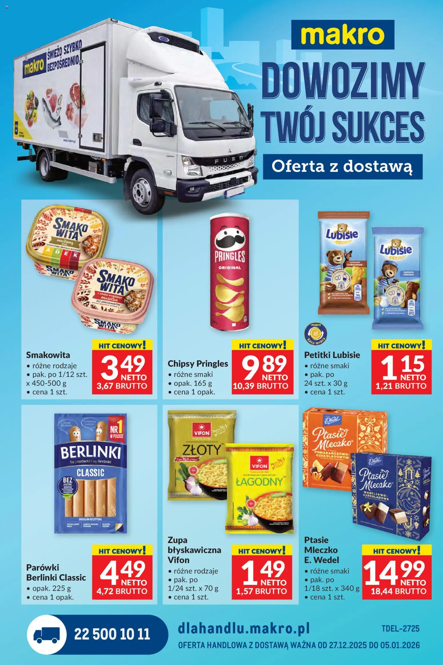 Pogląd gazetki "Dystrybucja do sklepów" ze sklepu Makro ważnej od 27.12.2025