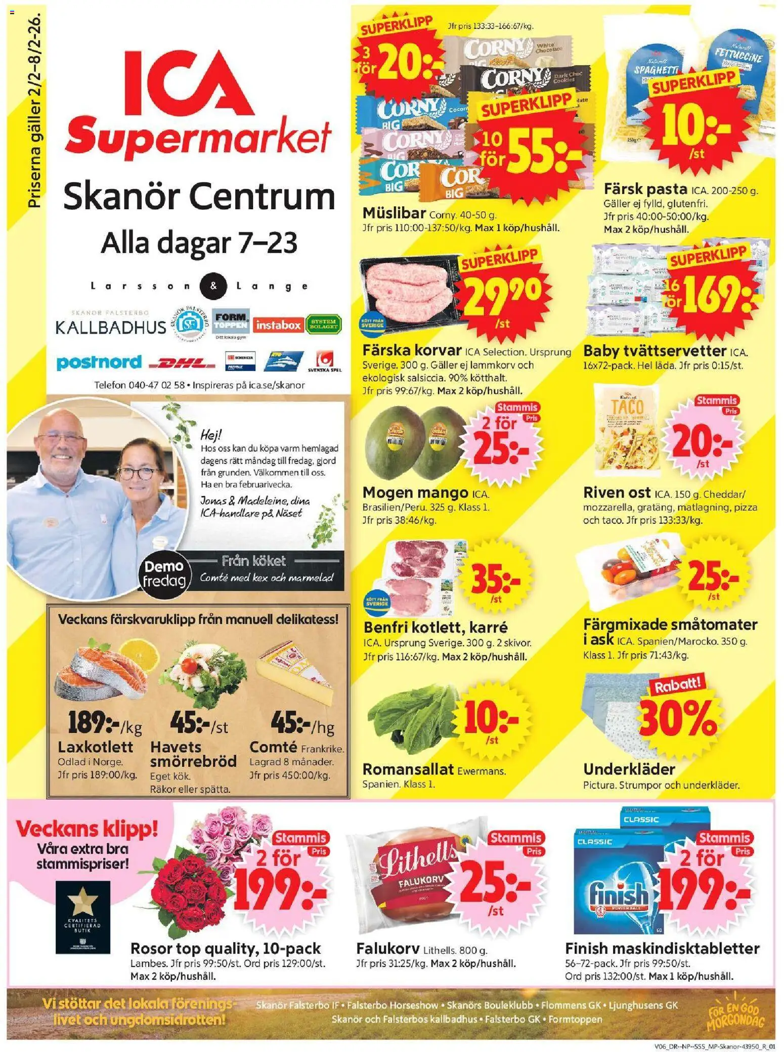 Förhandsgranska reklamblad Skanör från butik ICA Supermarket gäller från 02/02/2026