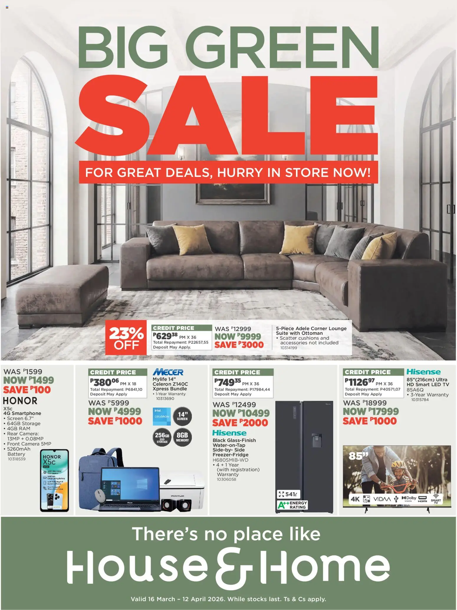 Preview of House and Home flyer valid from 16/03/2026