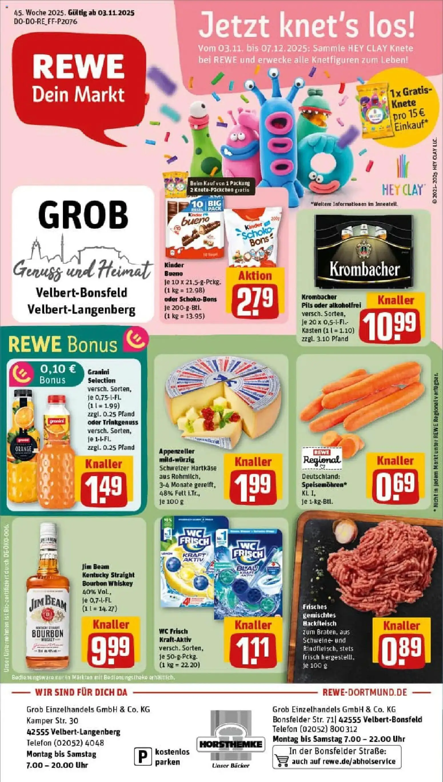 Vorschau von dem Prospekt des Geschäftes Rewe, gültig ab dem 02.11.2025