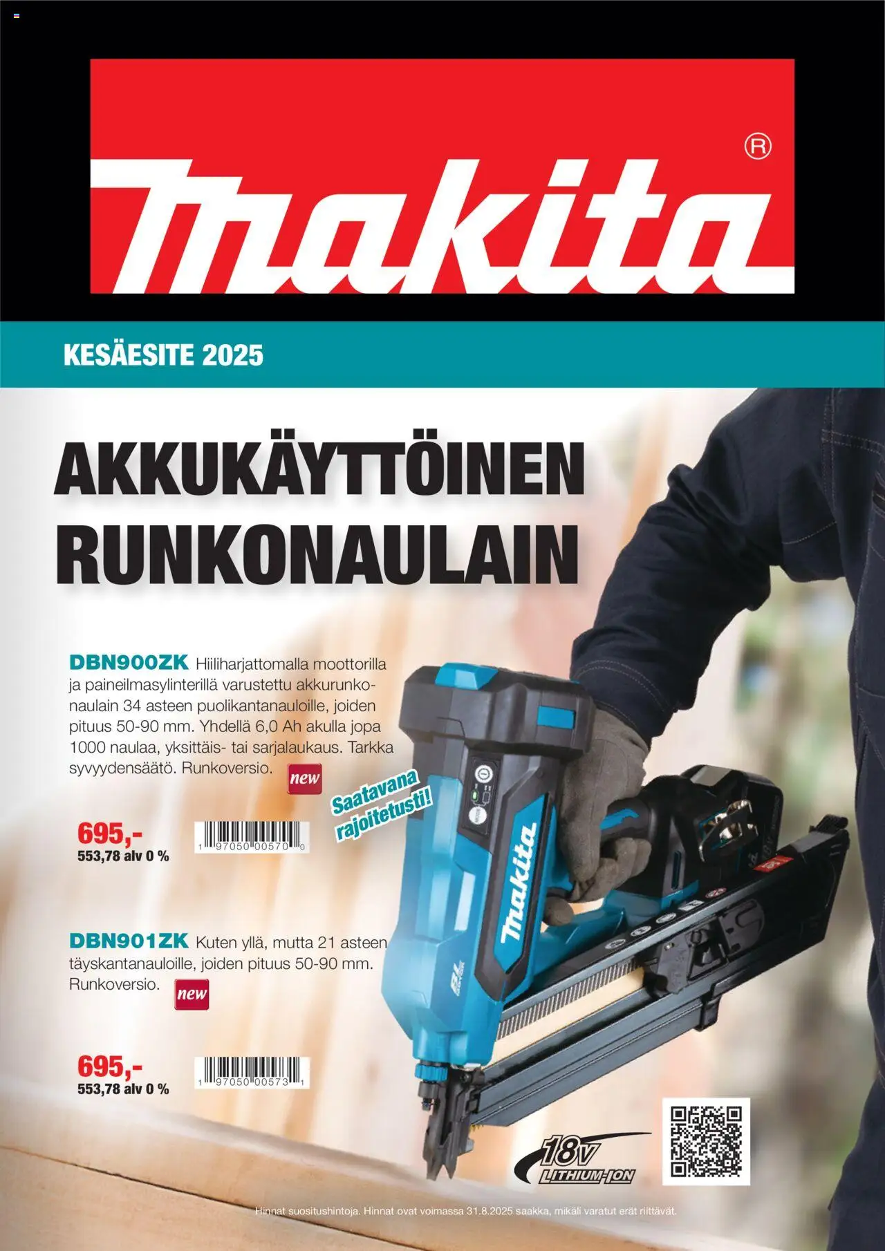 Makita-kaupan Tarjoukset voimassa 14/05/2025 - Sivulla 1