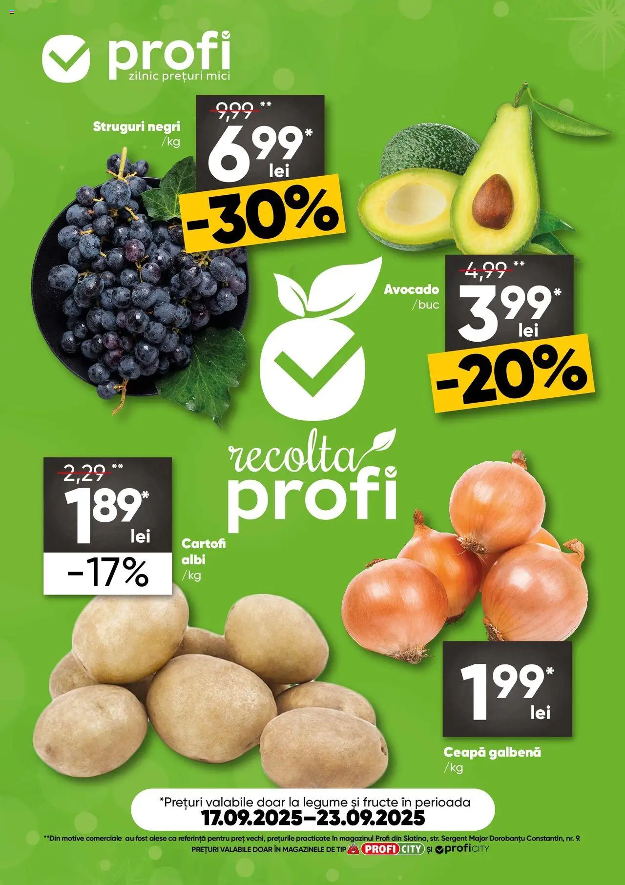 Catalog Profi nou 17.09.2025 - Oferte "Revista Fresh City" - Pagină 1