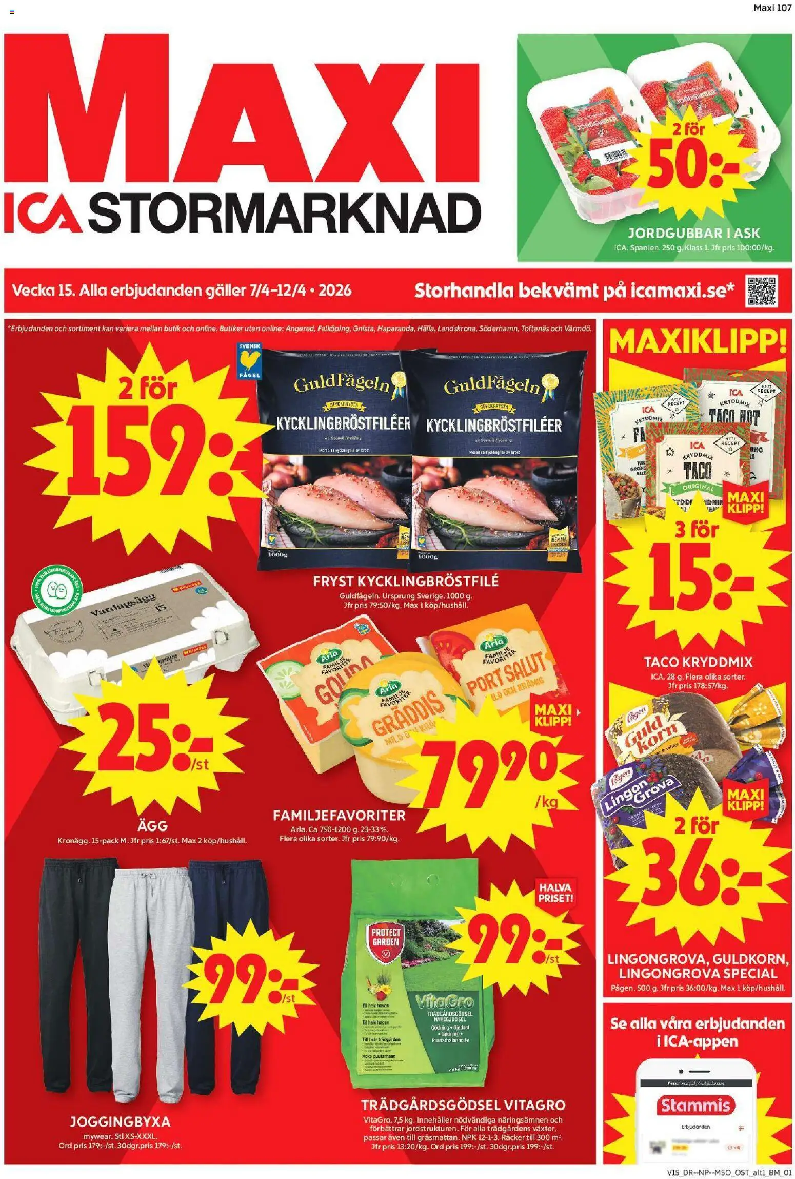 Förhandsgranska reklamblad Solna från butik ICA Maxi gäller från 06/04/2026