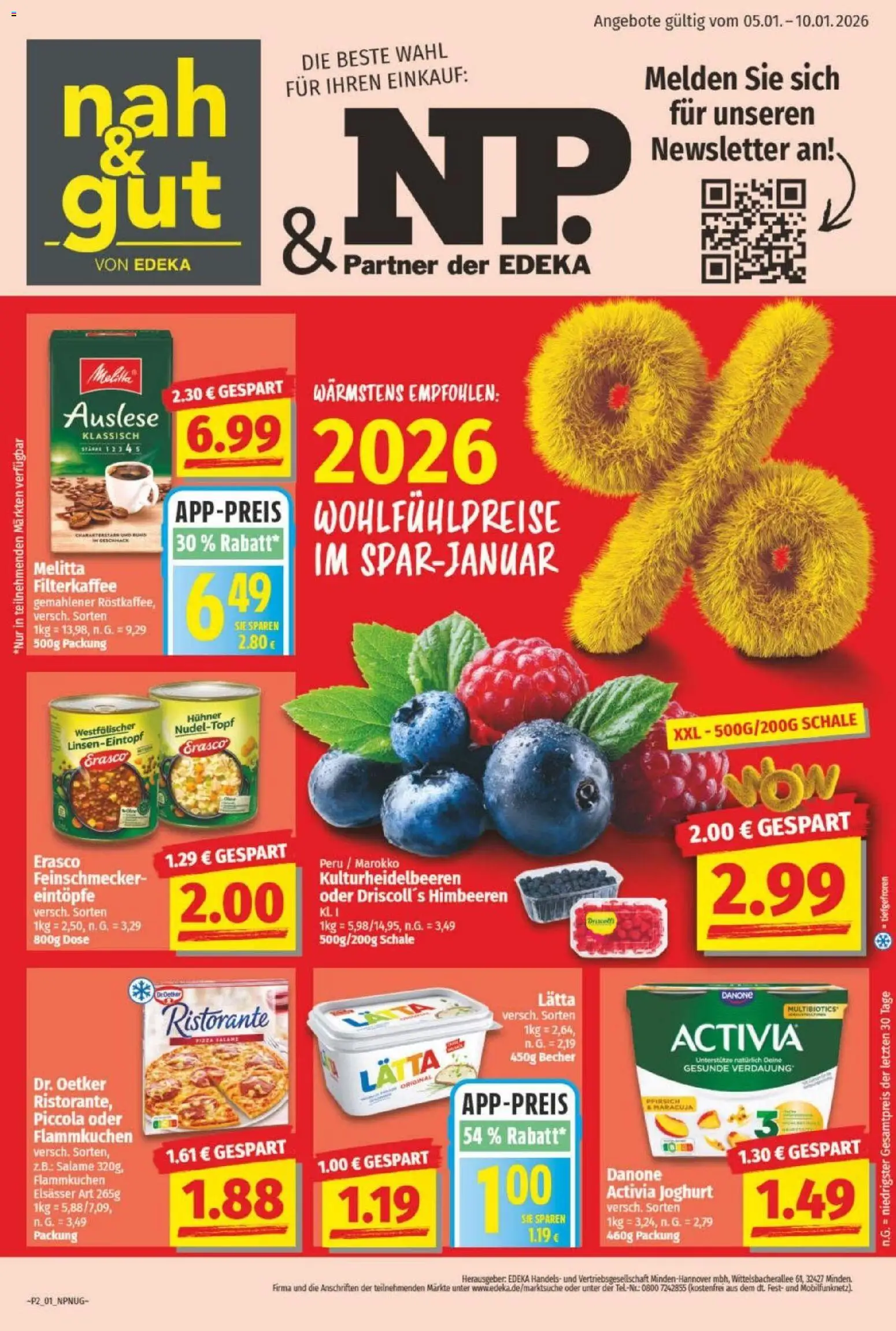 Vorschau von dem Prospekt des Geschäftes NP Discount, gültig ab dem 04.01.2026