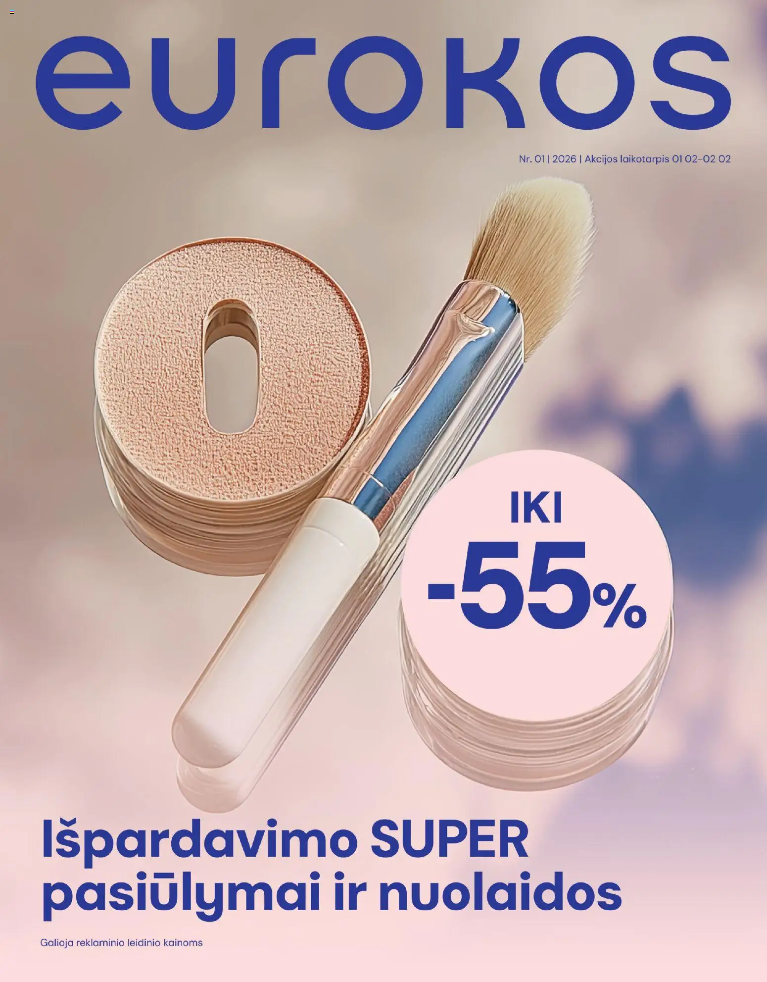 Eurokos parduotuvės leidinio Leidinys galiojančio nuo 2026.01.02 peržiūra
