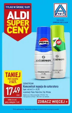 Pogląd gazetki "Super środa w ALDI" ze sklepu Aldi ważnej od 09.09.2025