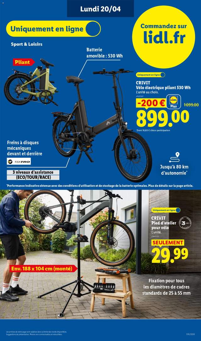 Nouveau catalogue Lidl à partir du 16/04