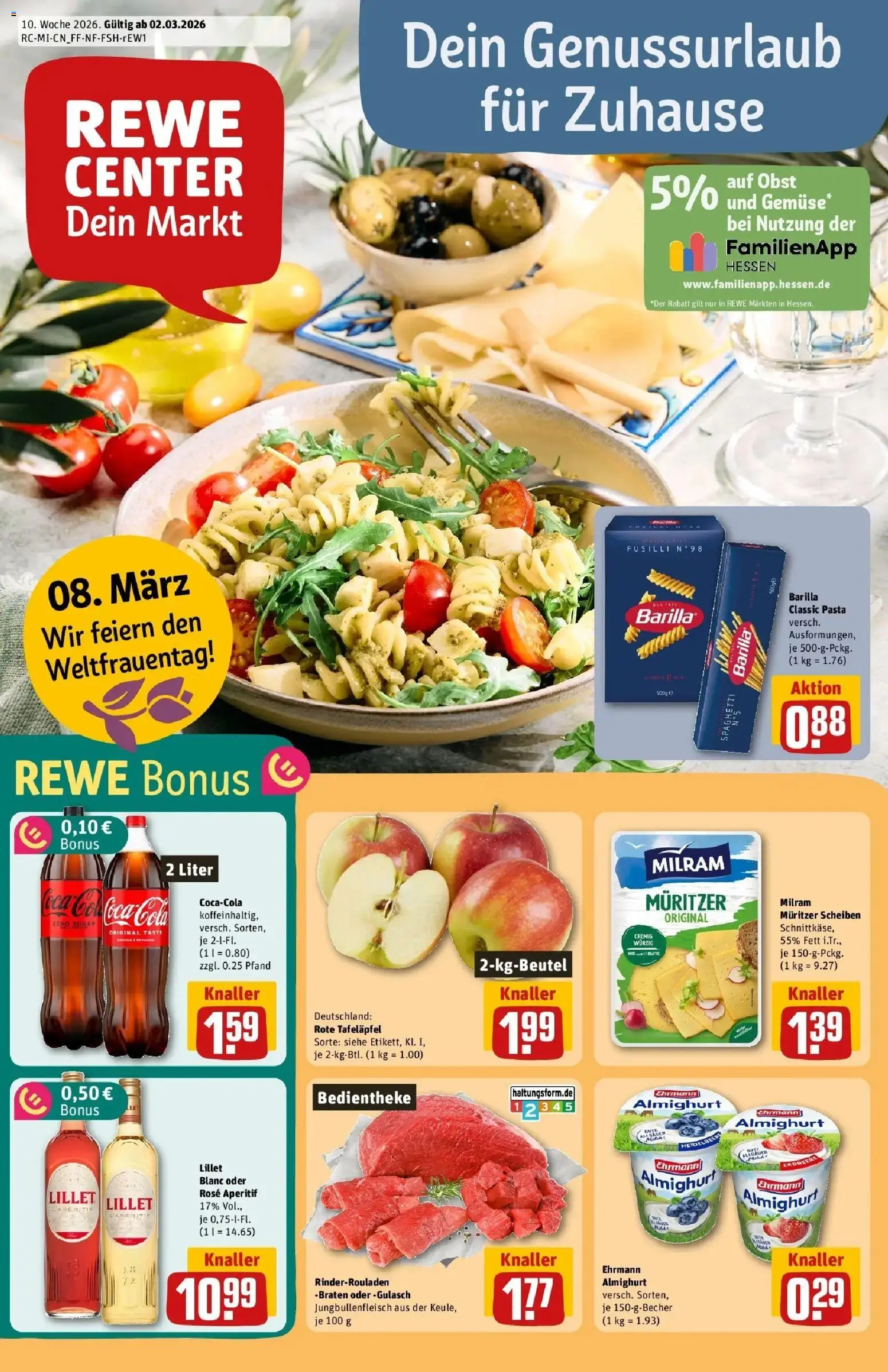 Vorschau von dem Prospekt des Geschäftes Rewe, gültig ab dem 02.03.2026