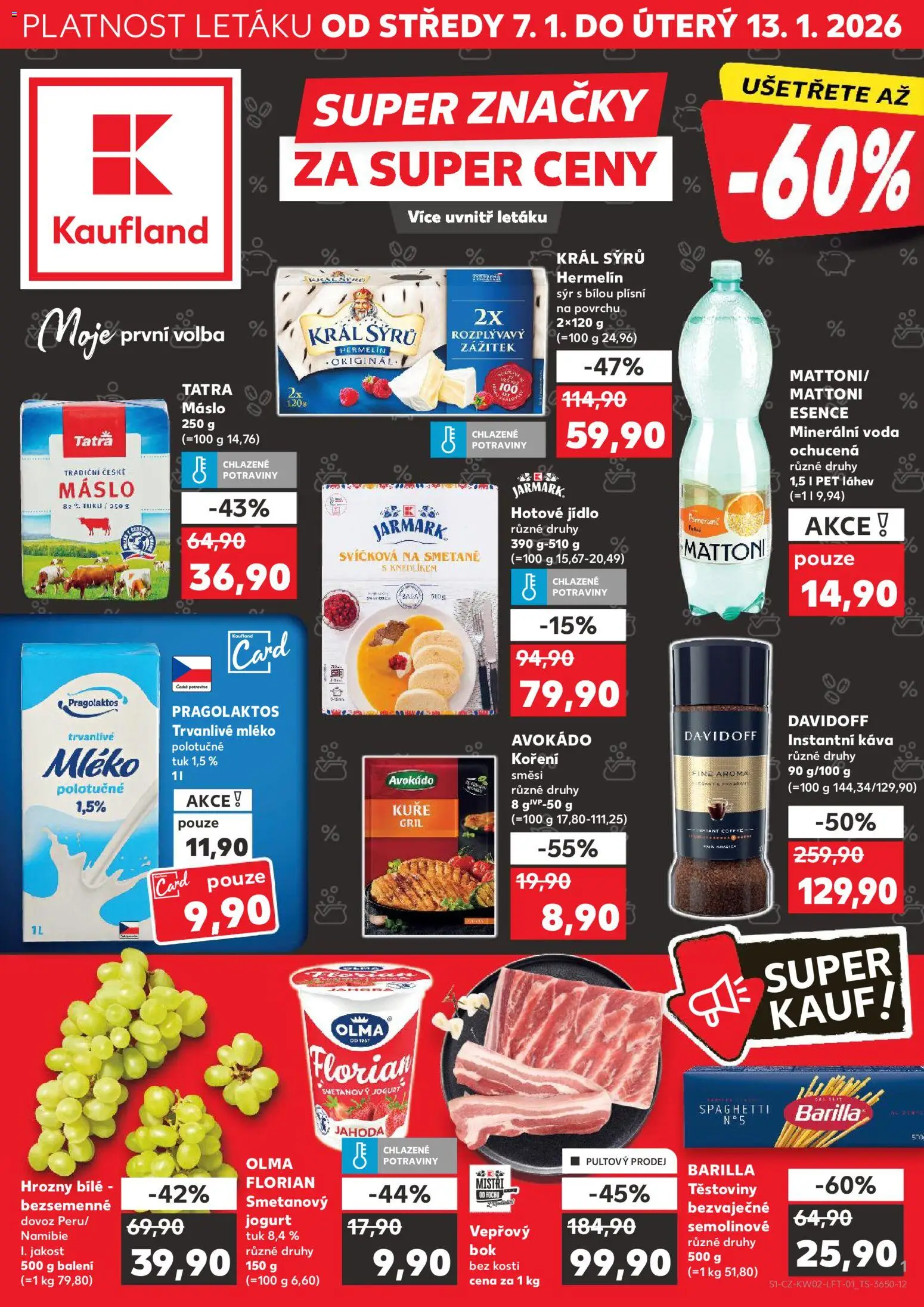 Náhled nabídky: Kaufland Leták - Kolín platný od 07.01.2026