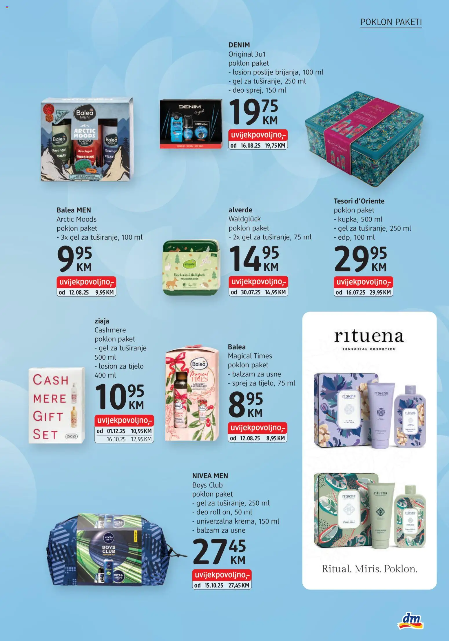 Pregled letka Katalog trgovine DM Drogerie vrijedi od 2025.12.01