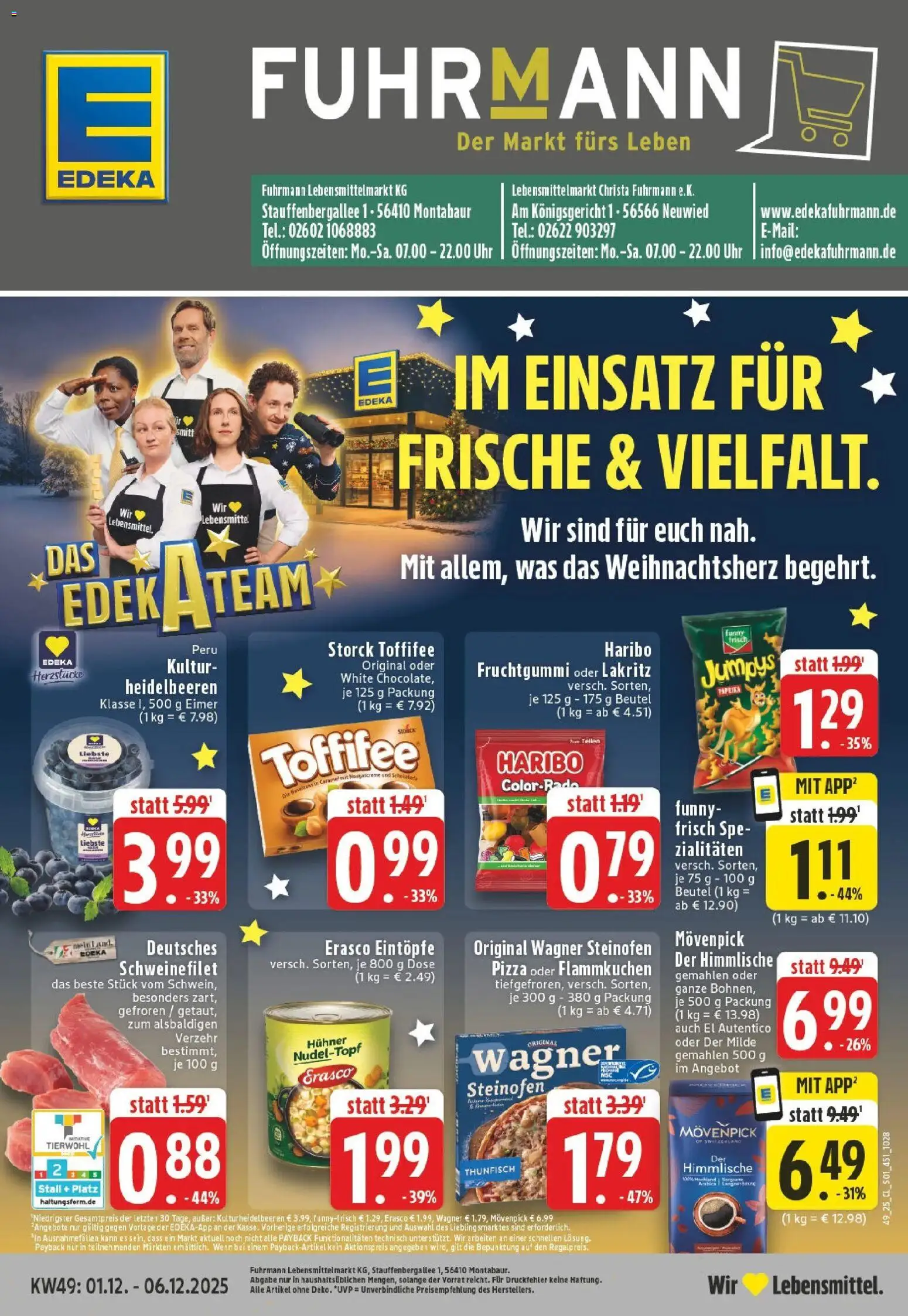 Vorschau von dem Prospekt des Geschäftes Edeka, gültig ab dem 01.12.2025