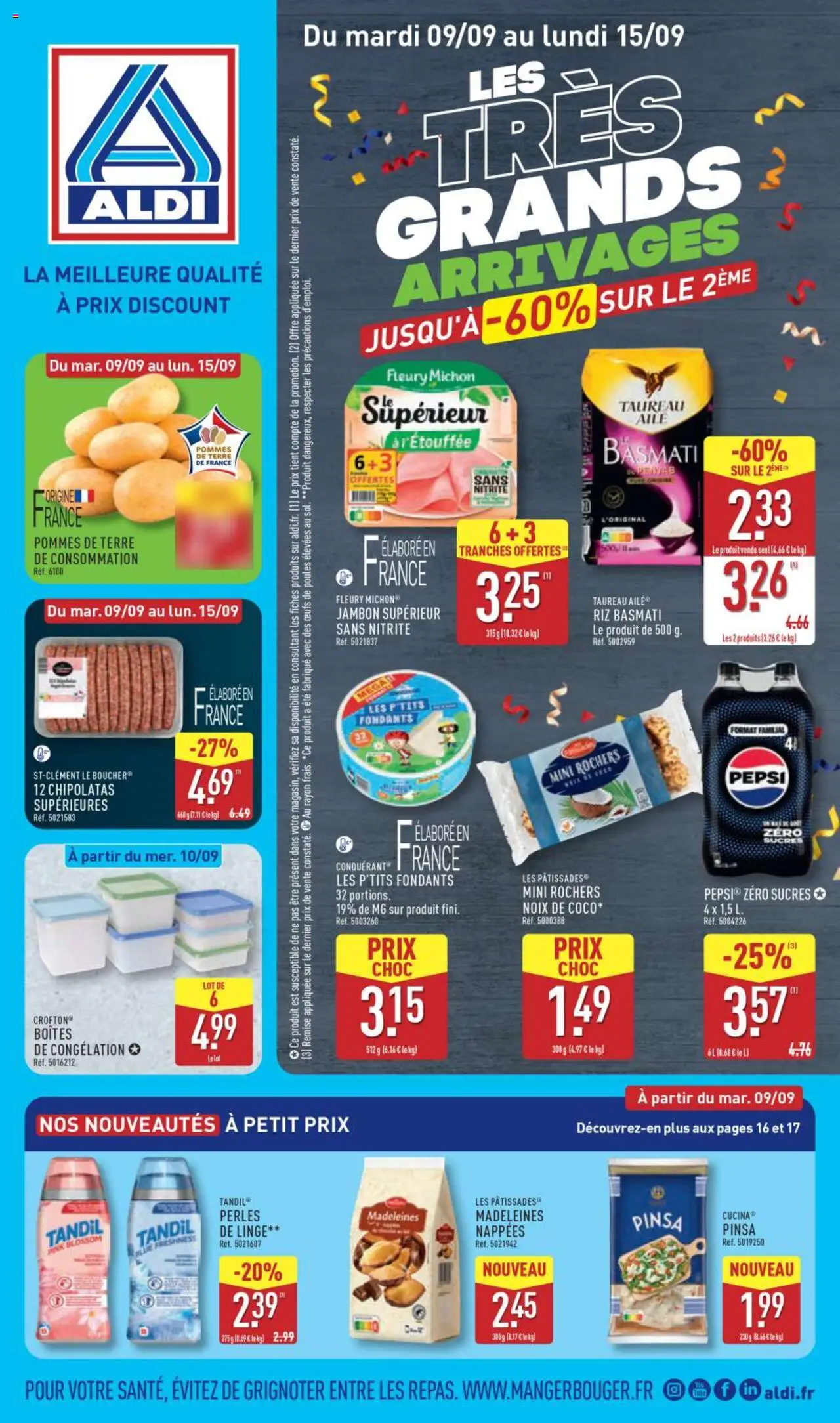 Catalogue de la semaine 37 de la boutique Aldi valable du 09/09/2025 - Page numéro 1