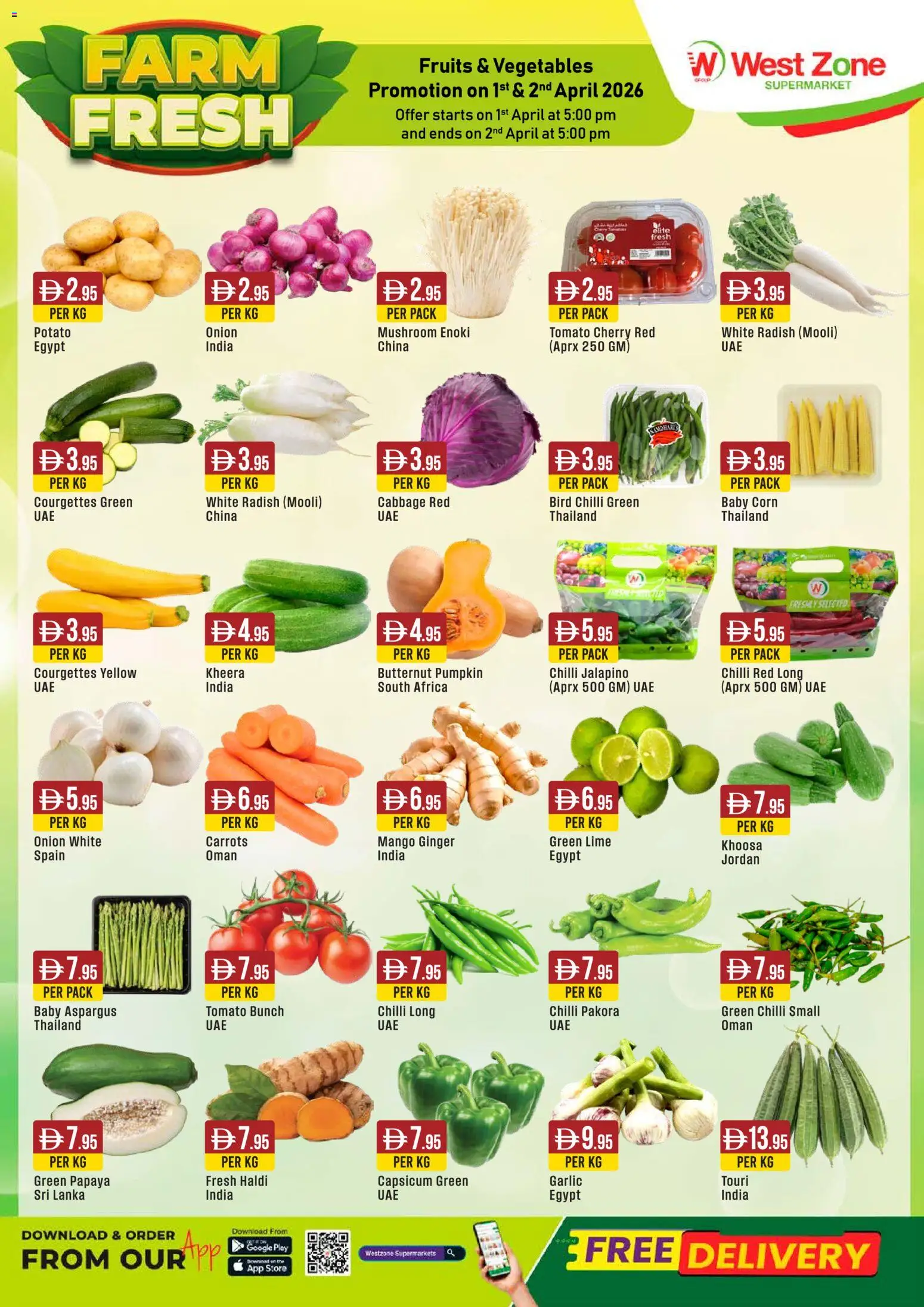 Preview of the catalogue Westzone Supermarket catalogue - farm fresh of store Westzone Supermarket valid from 1 Apr, 2026