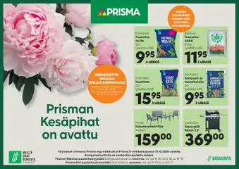 Kaupan Prisma Prisma - Puutarha avajaisviikko esikatselu, voimassa 08/04/2026
