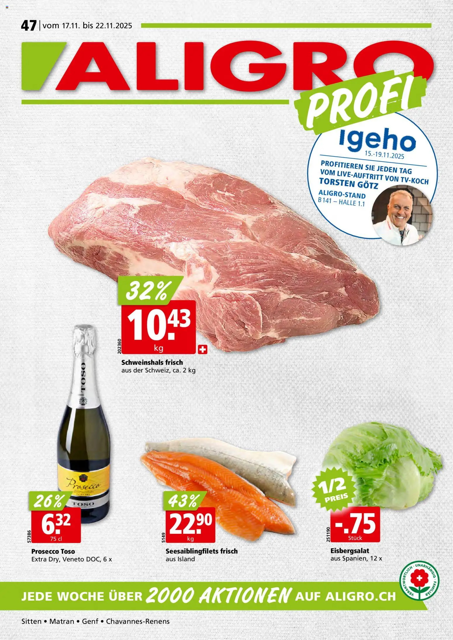 Vorschau des Merkblatts Aktionen vom Shop Aligro gültig von 17.11.2025 bis 22.11.2025