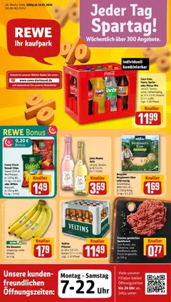 Vorschau von dem Prospekt des Geschäftes Rewe, gültig ab dem 16.02.2026