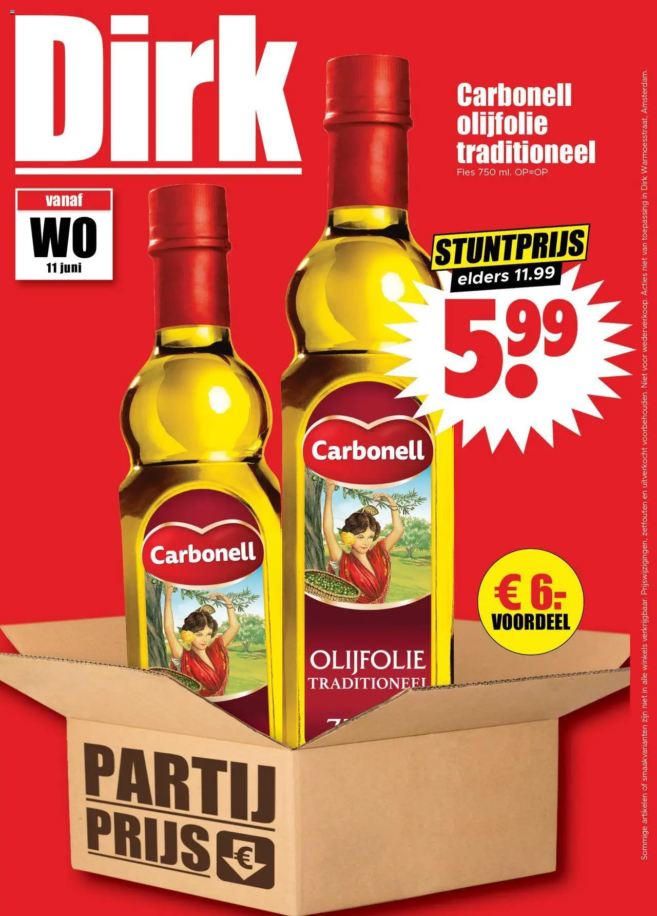 Dirk shop Folder week 24 geldig vanaf 11-06-2025 - Paginanummer 1 - Olijfolie, Fles