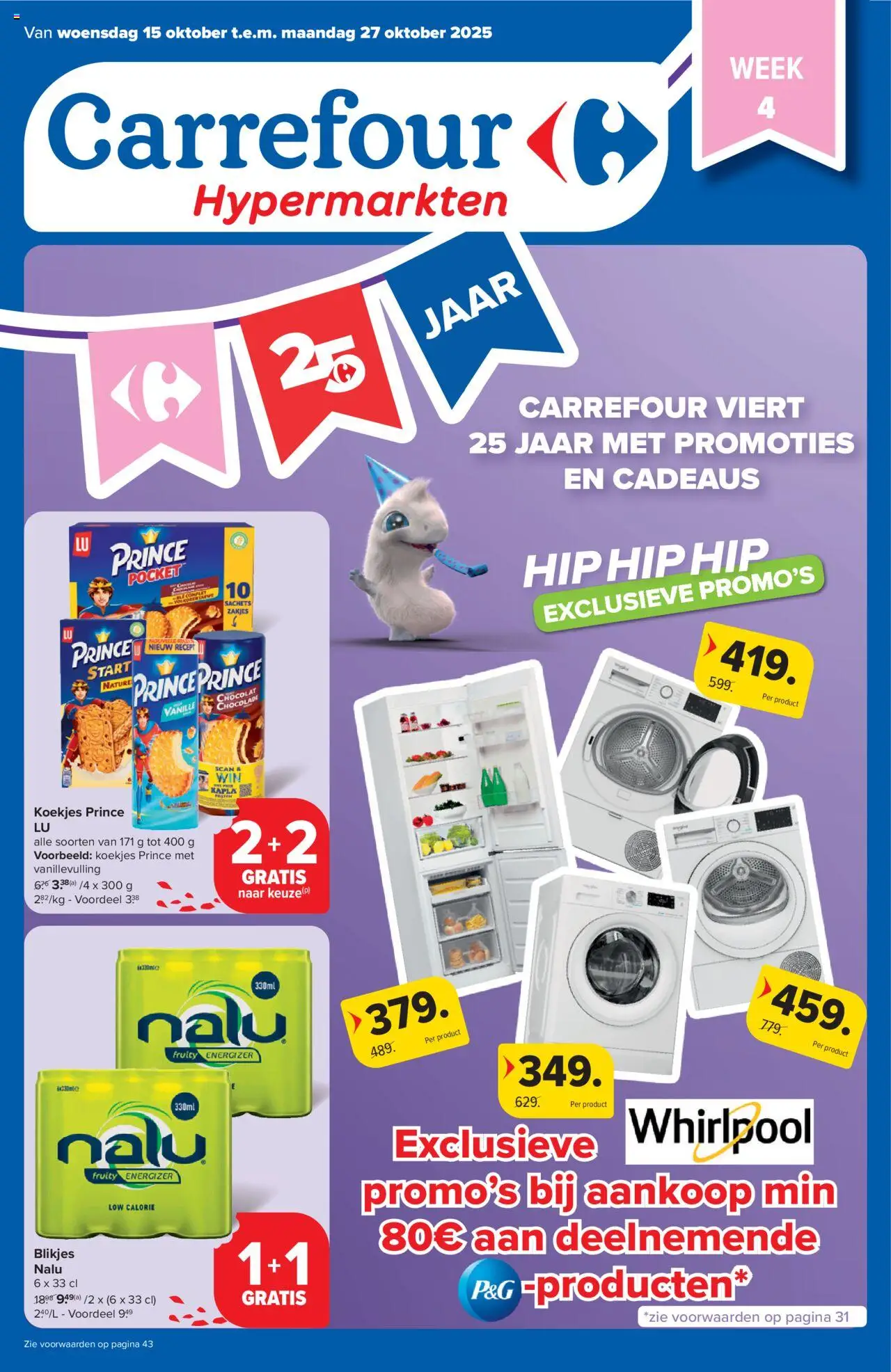 Voorbeeld van Hypermarkten Promoties van winkel Carrefour geldig vanaf 15/10/2025 - Chocolade, Koekjes, Vanille