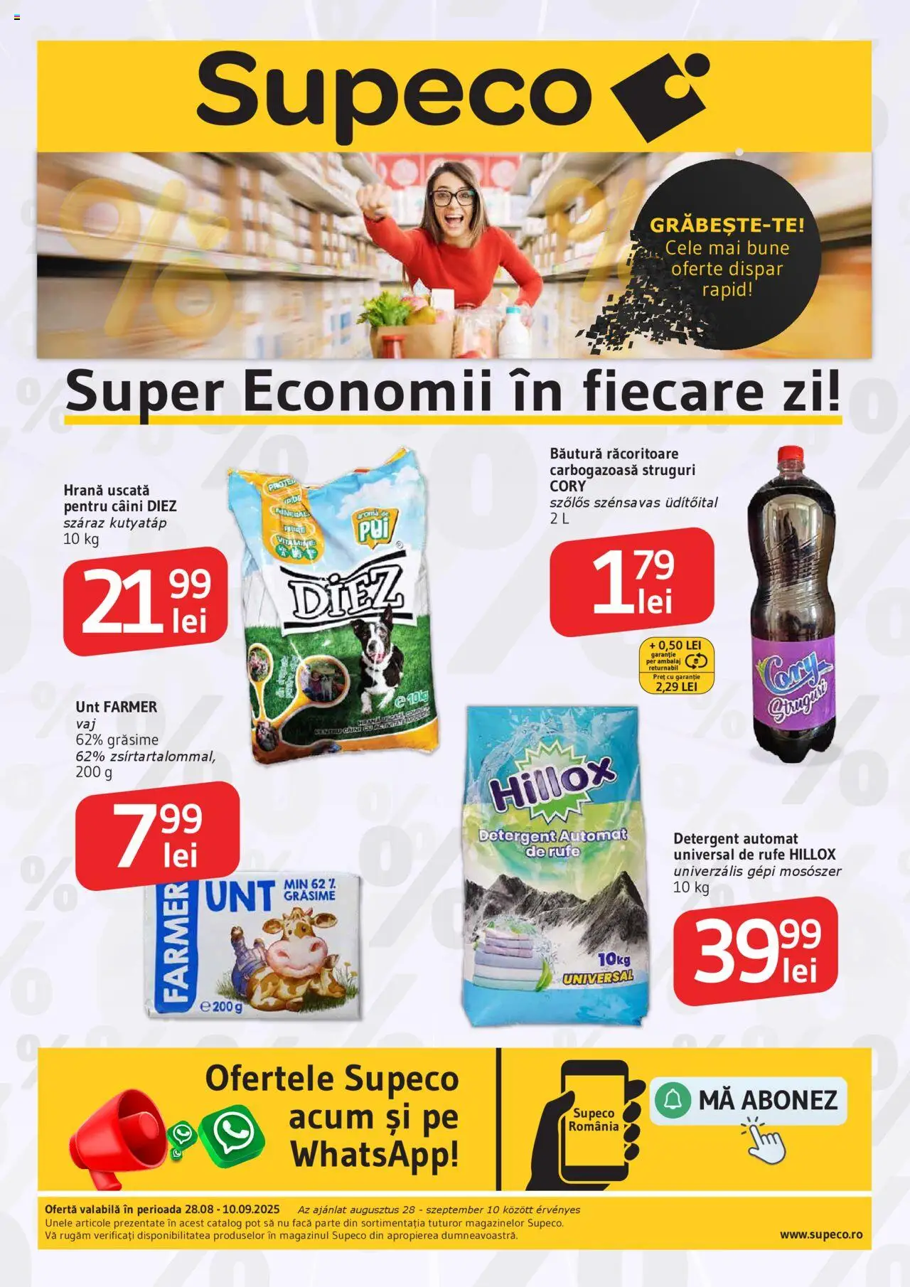 Supeco Catalog - Prim Pret bilingv de la 28.08.2025 - Pagină 1