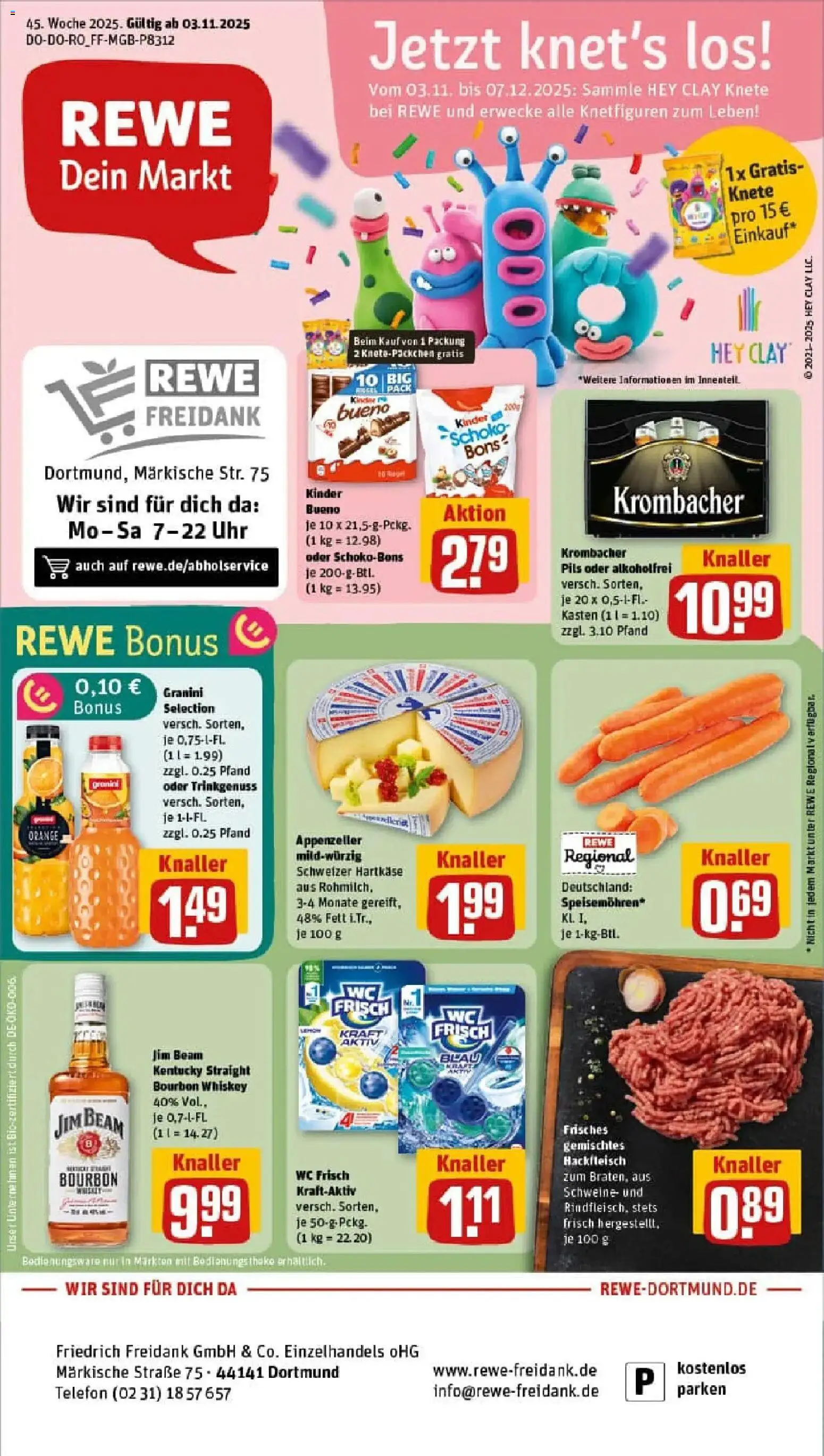 Vorschau von dem Prospekt des Geschäftes Rewe, gültig ab dem 02.11.2025