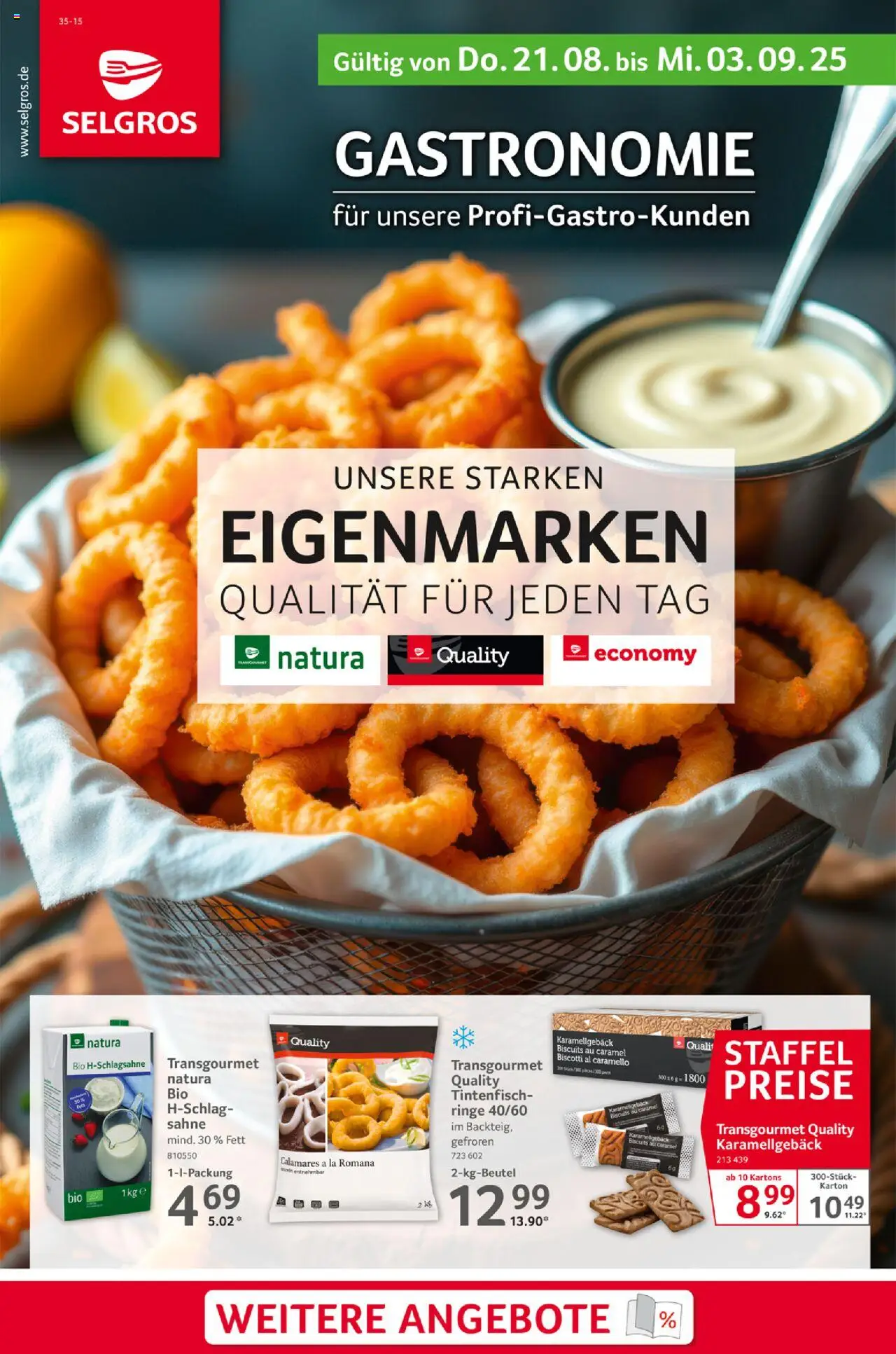 Selgros Gastronomie (vom 21.08.2025 - 03.09.2025)
