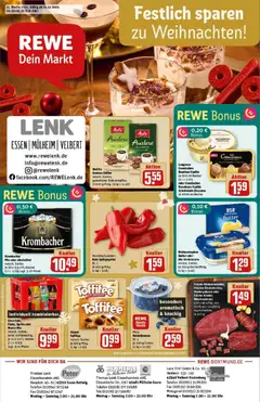 Vorschau von dem Prospekt des Geschäftes Rewe, gültig ab dem 15.12.2025