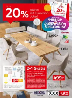 Vorschau der Angebote: XXXLutz XXXLutz Sparen mit Eurovision-Joker! gültig ab 10.03.2026