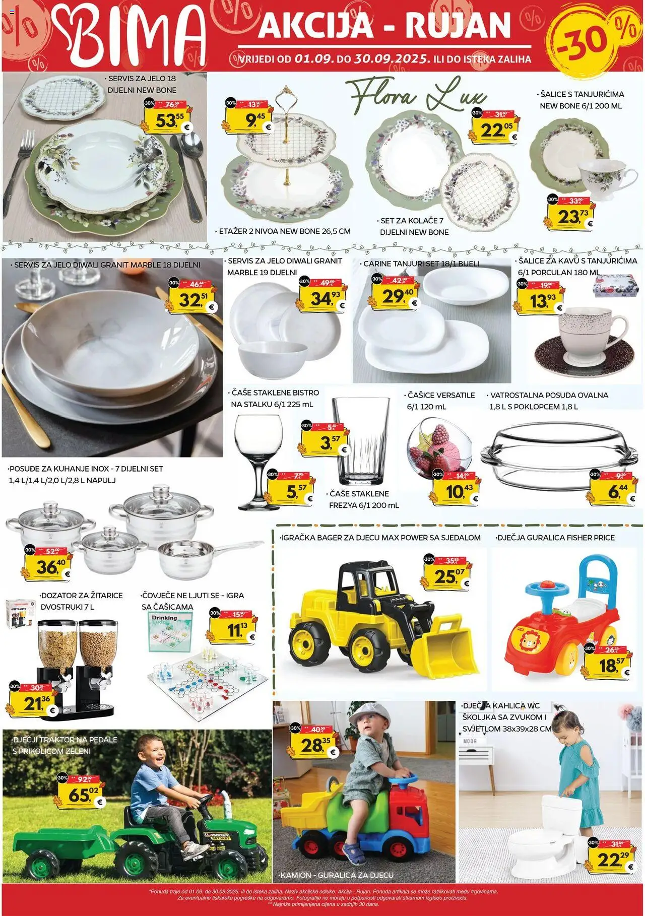 Bima aktualni Katalog vrijedi od 01.09.2025 - tjedna akcija broj stranice 1