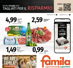 Anteprima dell'opuscolo Volantino Superstore dal negozio Famila valido da 17/07/2025