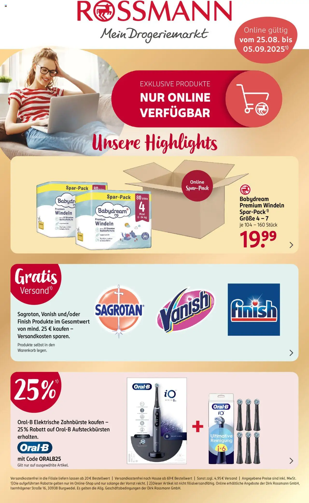 Rossmann Prospekt ab 25.08.2025 > Onlineprospekt