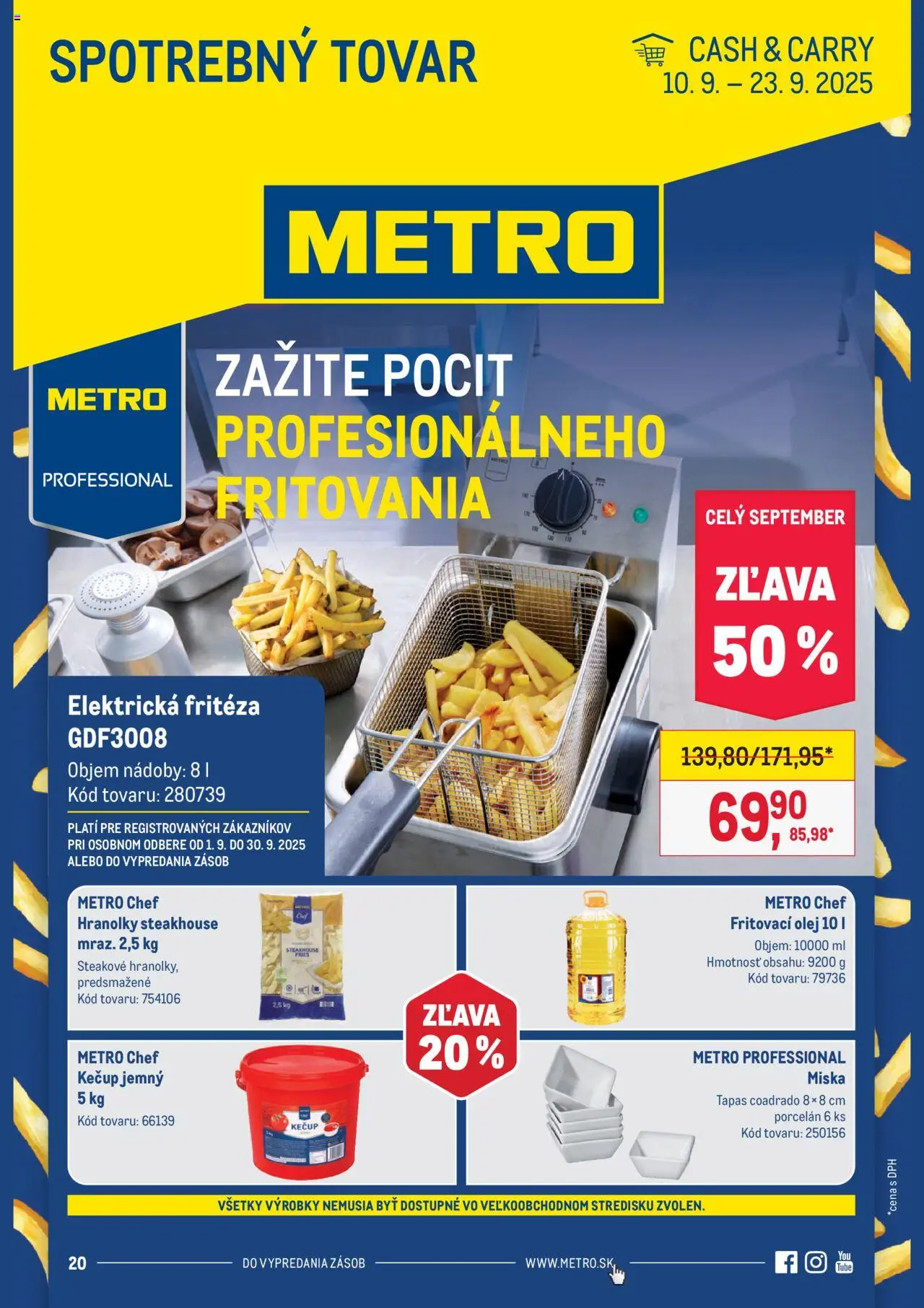 Metro Spotrebný tovar (10.09. - 23.09.2025) - Akčná ponuka