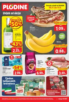 Pregled letka Katalog trgovine Plodine vrijedi od 05.11.2025