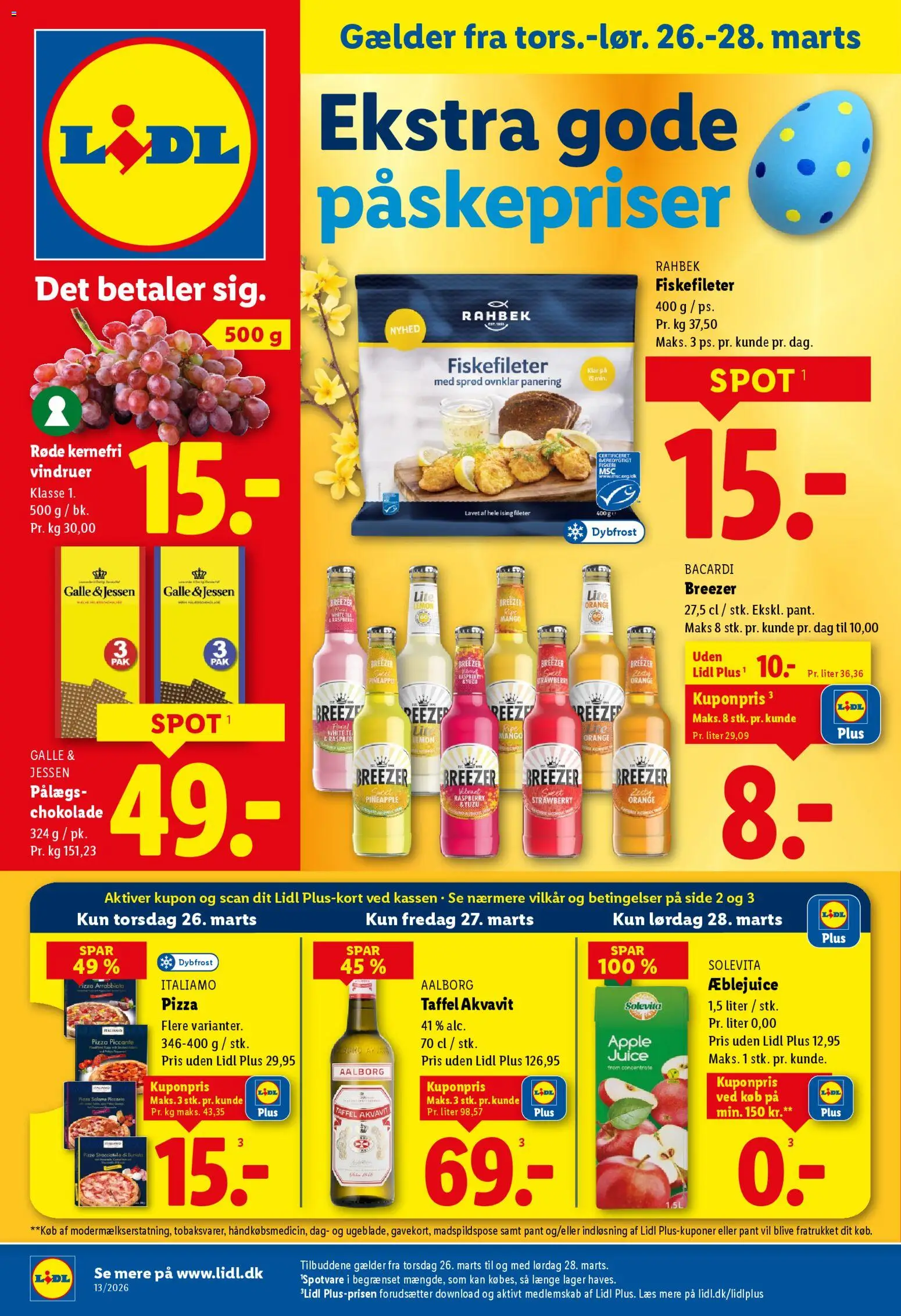 Eksempel på tilbudsavis Lidl - Weekend avis fra butik Lidl gyldig fra 26/03/2026