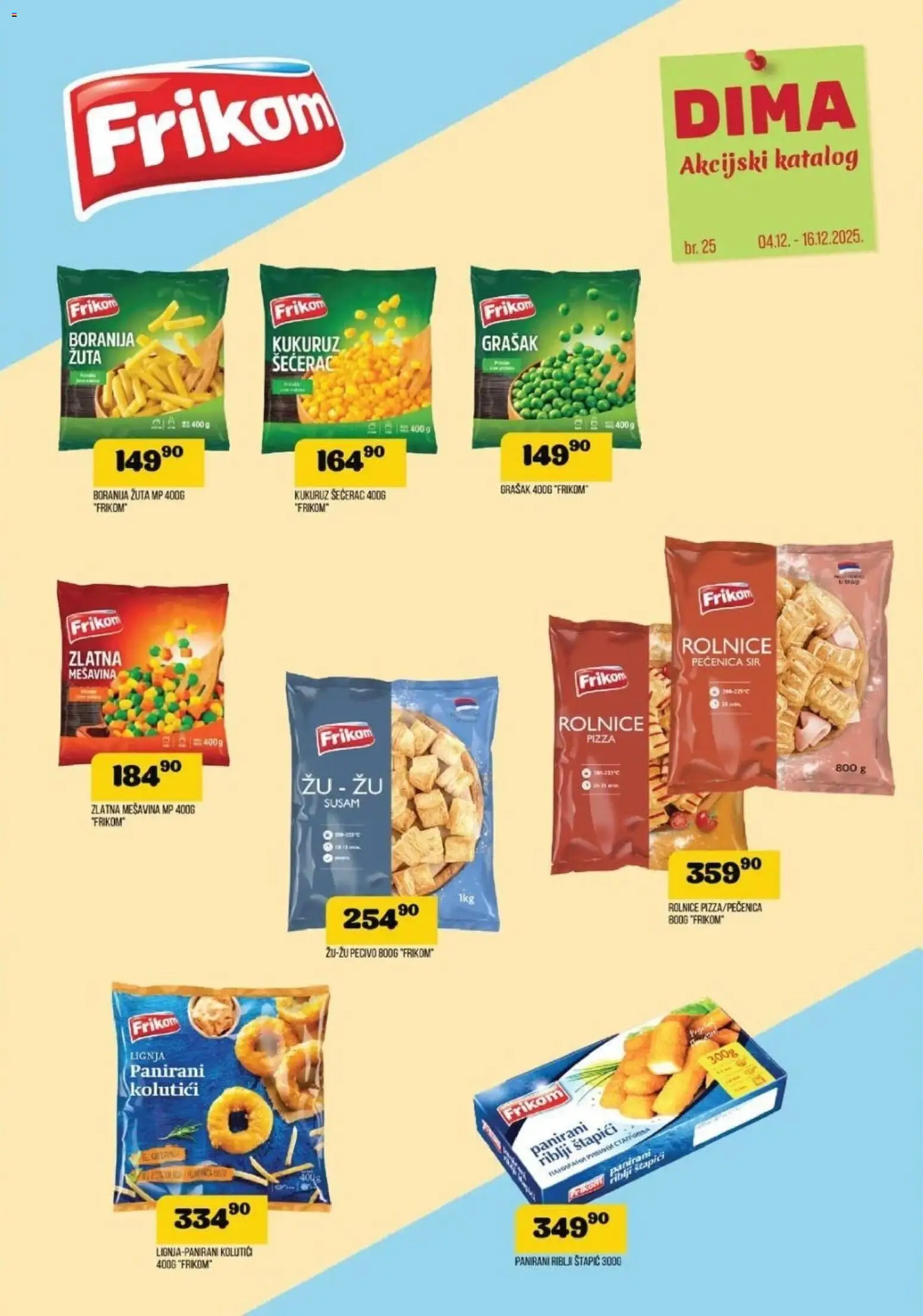 Pregled VP Dima kataloga - važi od 04.12.2025