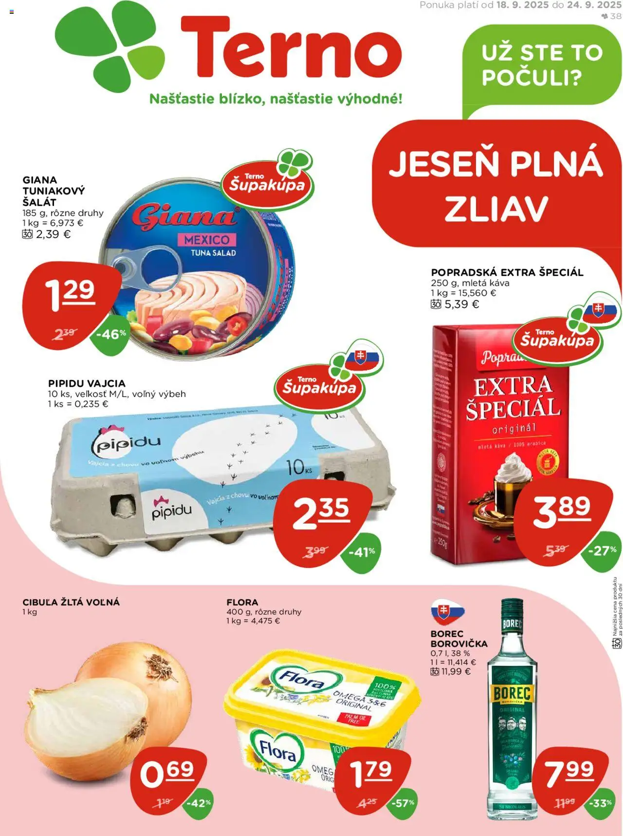 Terno Leták (18.09. - 24.09.2025) - Akčná ponuka