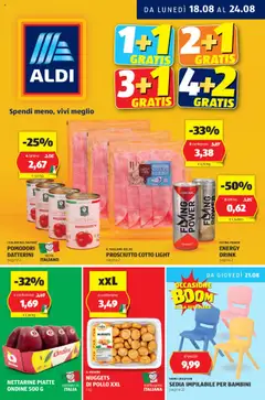Anteprima dell'opuscolo Attuale volantino dal negozio Aldi valido da 18/08/2025
