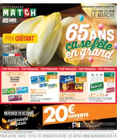 Prévisualisation de 65 ANS ça se fête en grand | Villerupt du magasin Match Supermarché formulaire valide 28/10/2025