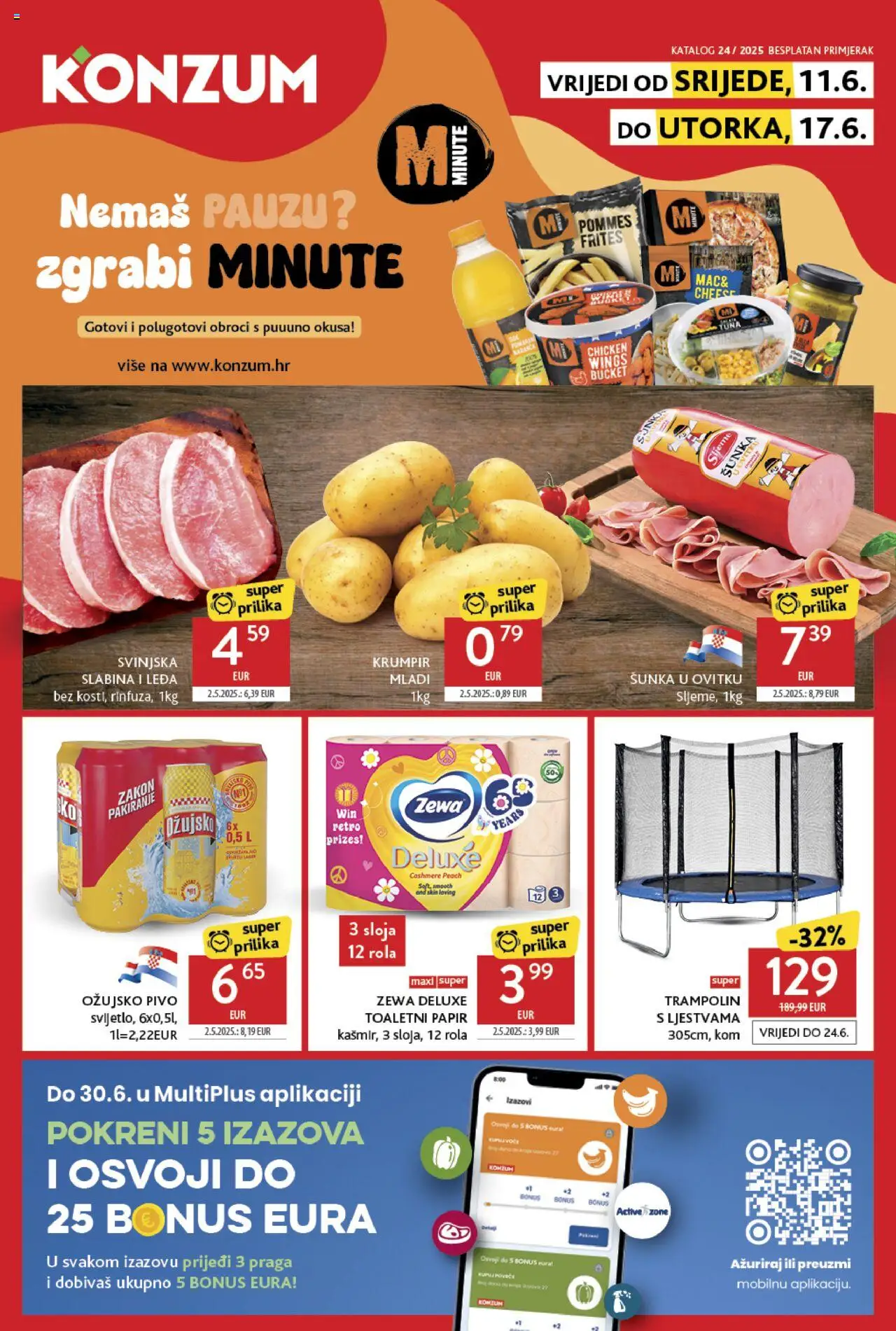 Konzum aktualni Katalog vrijedi od 11.06.2025 - tjedna akcija broj stranice 1
