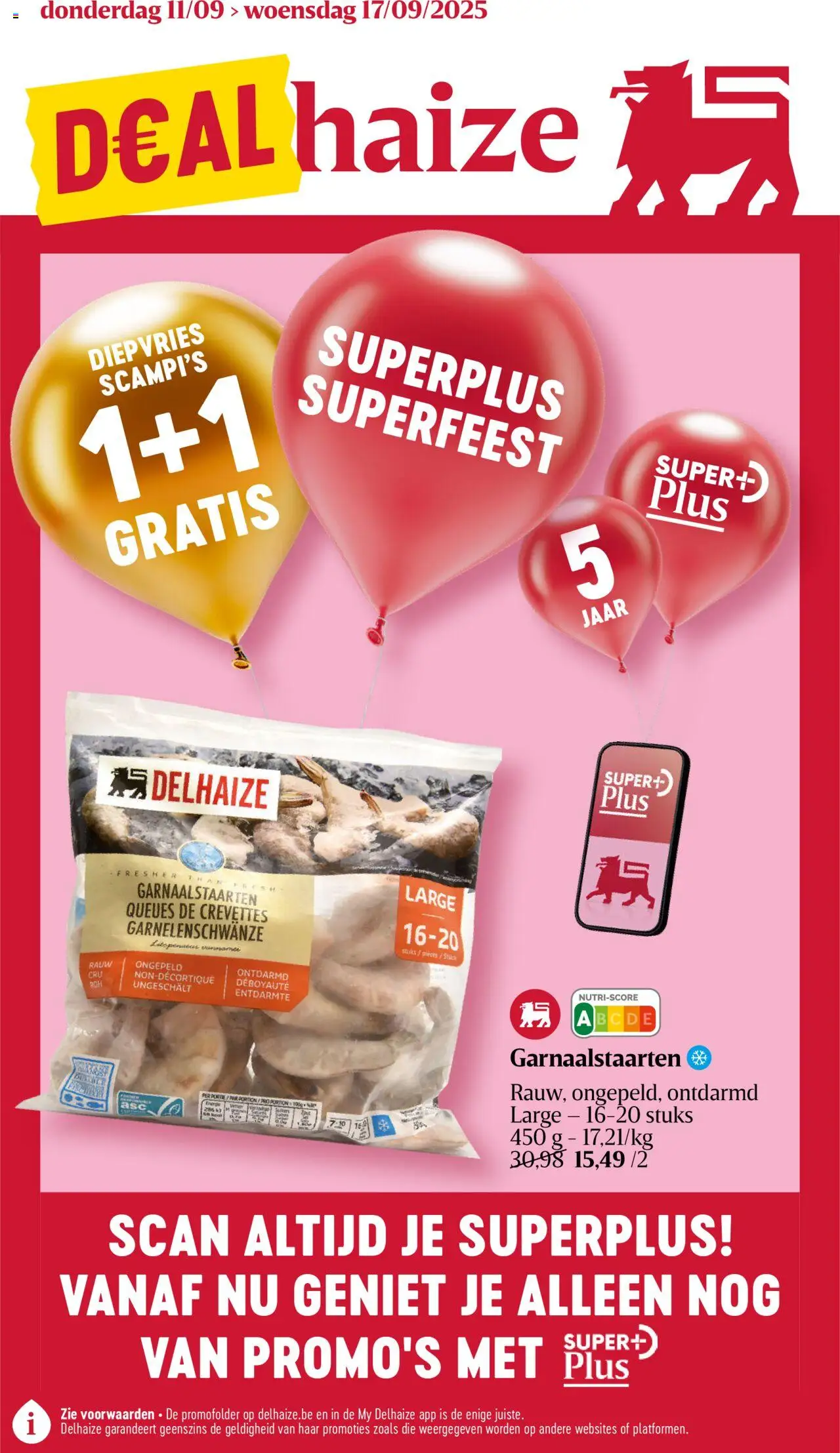 Delhaize shop Folder week 37 geldig vanaf 11/09/2025 - Paginanummer 1