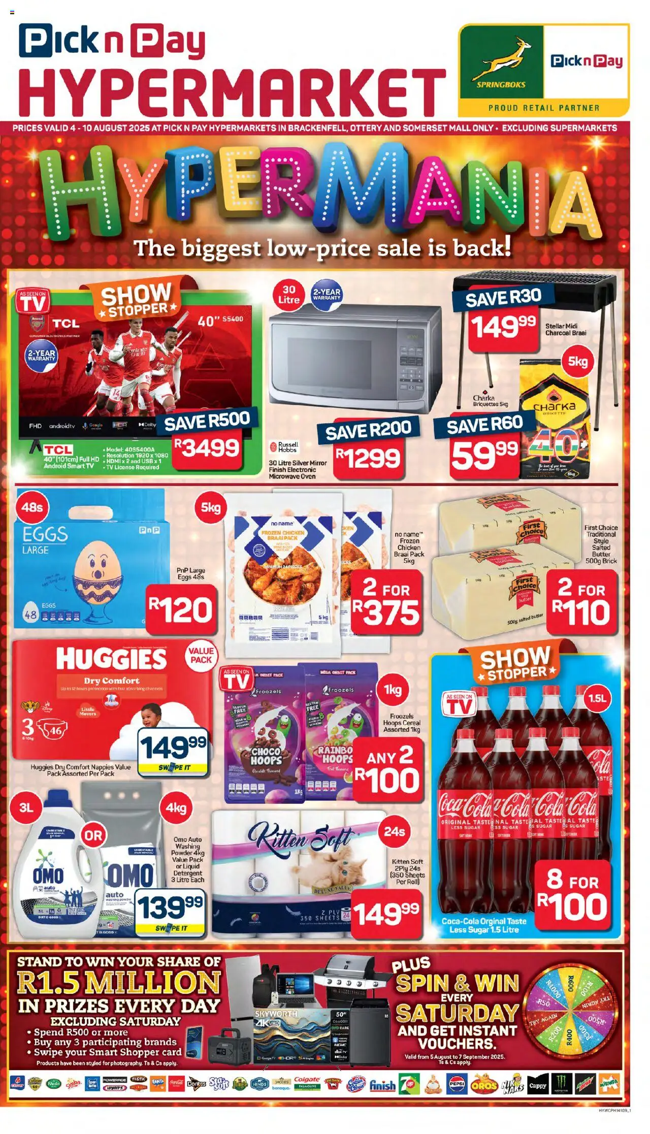 Pick n Pay Western Cape - Hypermarket Specials from 04/08 - 10/08/2025 > Promotions
