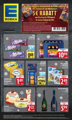 Voorbeeld van DE Folder van winkel Edeka DE geldig vanaf 08-12-2025