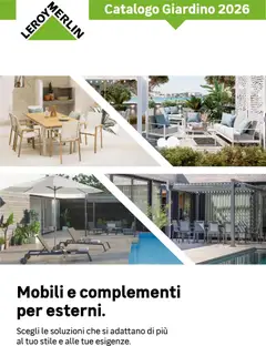 Anteprima dell'opuscolo Leroy Merlin volantino Giardino dal negozio Leroy Merlin valido da 01/04/2026