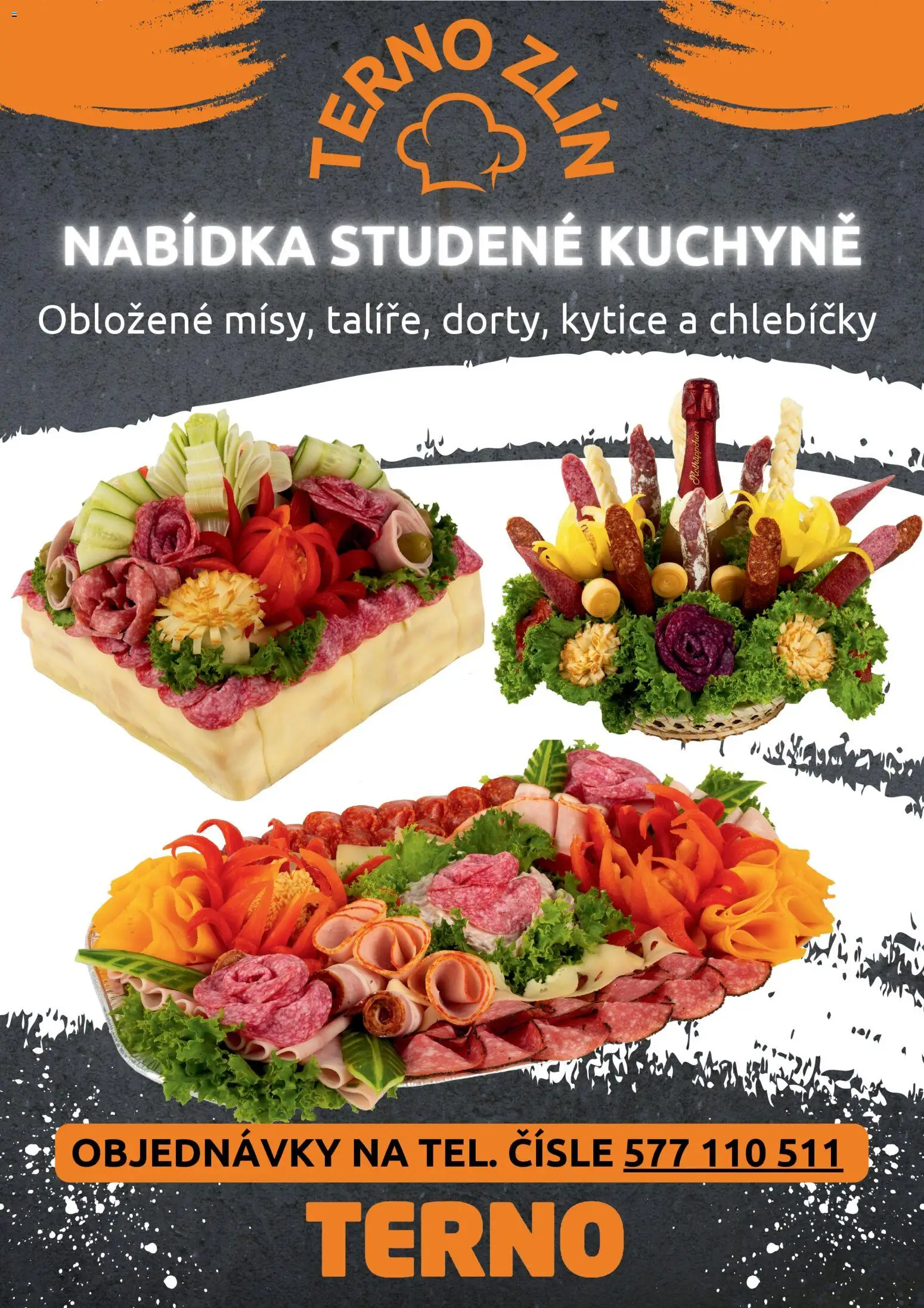 Náhled nabídky: Terno Grill Zlín – Studená kuchyně platný od 03.07.2026 - Kuchyně, Kytice