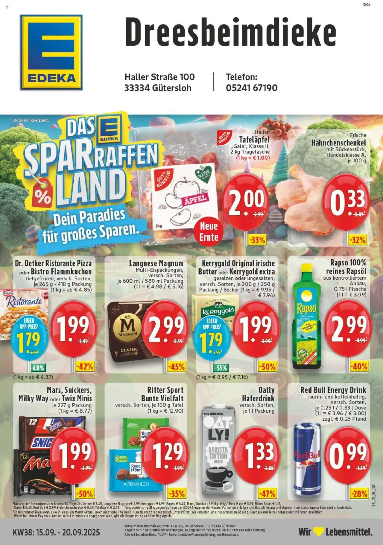 EDEKA Prospekt ab 14.09.2025 - Prospekt Guetersloh-Isselhorst Online