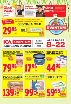 Förhandsgranska reklamblad Kungens Kurva från butik ICA Kvantum gäller från 30/03/2026