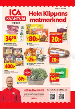Förhandsgranska reklamblad Klippan från butik ICA Kvantum gäller från 03/11/2025