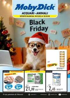 Anteprima dell'opuscolo Black Friday dal negozio Moby Dick valido da 19/11/2025