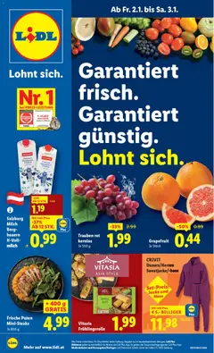 Vorschau der Angebote: Lidl Prospekt aktuell gültig ab 02.01.2026