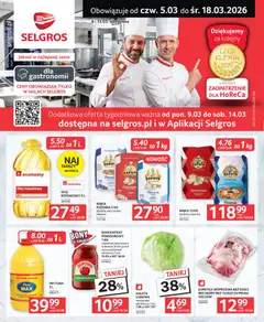 Pogląd gazetki "Selgros cash&carry gazetka - Oferta dla gastronomii" ze sklepu Selgros cash&carry ważnej od 05.03.2026